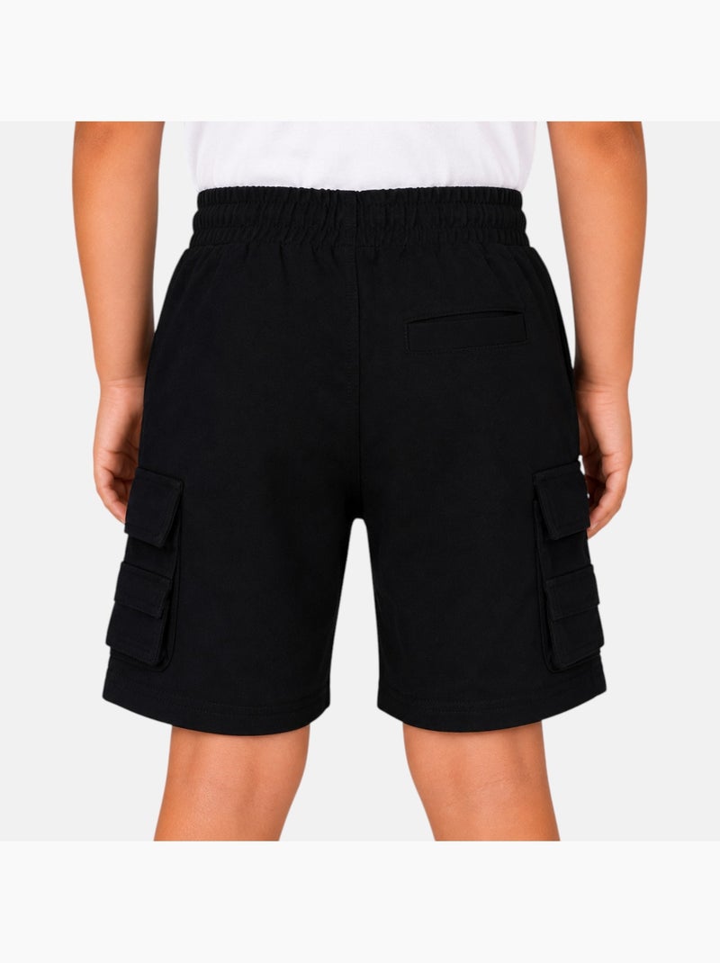 Lee Cooper - Bermuda infantil para menino Preto - Kiabi