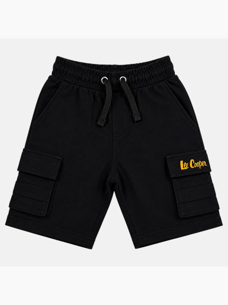 Lee Cooper - Bermuda infantil para menino Preto - Kiabi