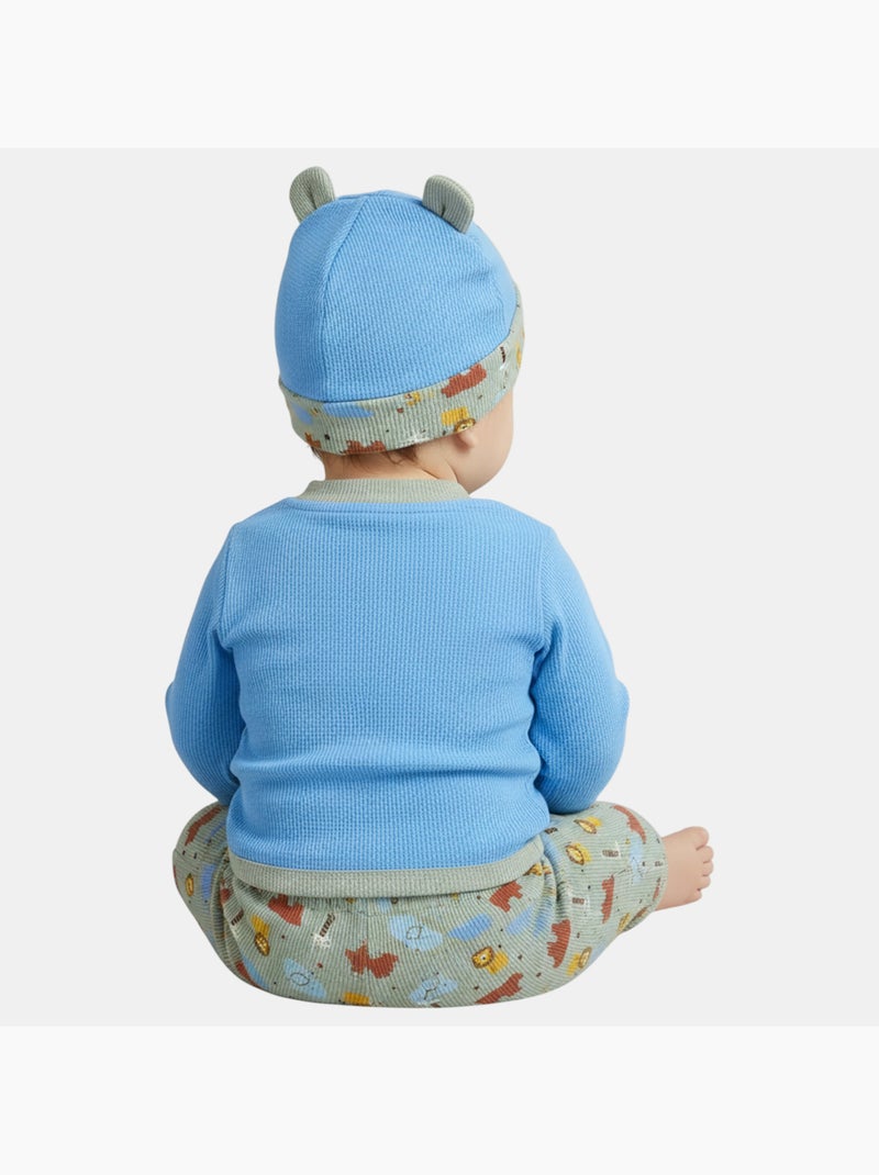 Lee Cooper - Body com leggings e gorro a condizer Azul - Kiabi
