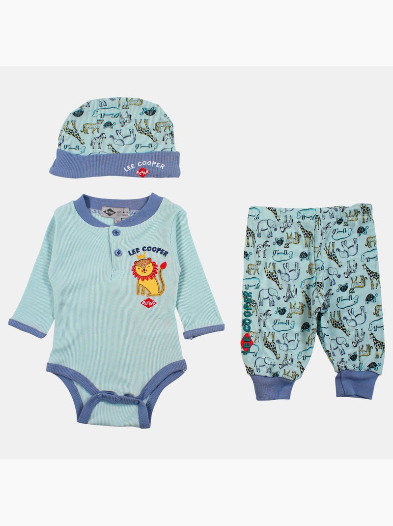 Lee Cooper - Body com leggings e gorro a condizer Azul - Kiabi