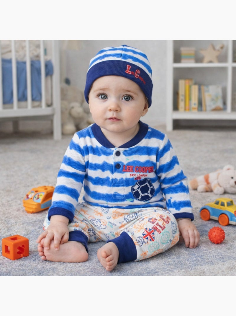 Lee Cooper - Body com leggings e gorro a condizer Azul-marinho - Kiabi