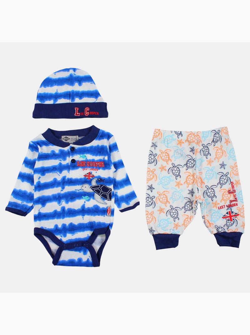 Lee Cooper - Body com leggings e gorro a condizer Azul-marinho - Kiabi