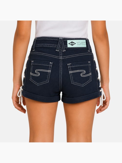 Lee Cooper - Calção de ganga menina com detalhe entrançado - Kiabi
