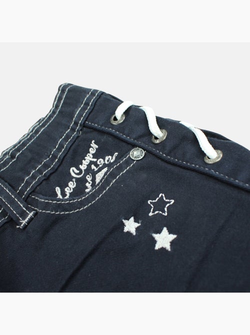 Lee Cooper - Calção de ganga menina com detalhe entrançado - Kiabi