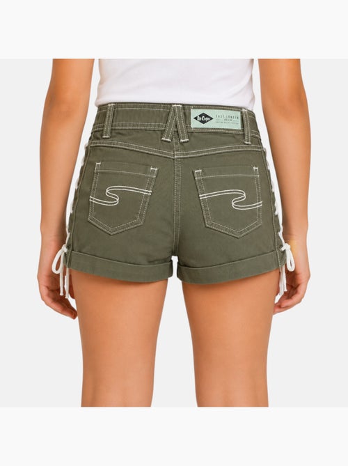 Lee Cooper - Calção de ganga menina com detalhe entrançado - Kiabi