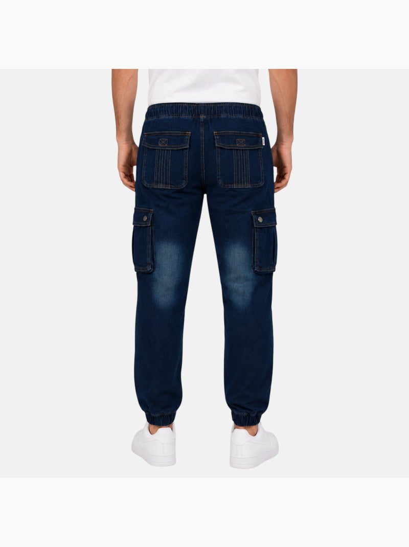 Lee cooper - calças cargo para homem Azul - Kiabi