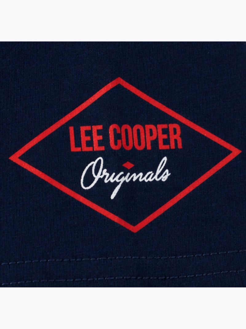 Lee Cooper - Camiseta masculina LEE COOPER de manga curta Azul-marinho - Kiabi