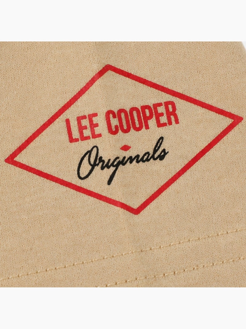 Lee Cooper - Camiseta masculina LEE COOPER de manga curta Bege - Kiabi