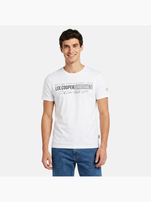 Lee Cooper - Camiseta masculina LEE COOPER de manga curta - Kiabi Lee Cooper - Camiseta masculina LEE COOPER de manga curta - Kiabi