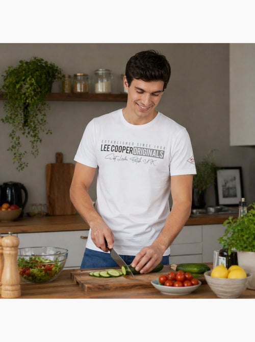 Lee Cooper - Camiseta masculina LEE COOPER de manga curta - Kiabi Lee Cooper - Camiseta masculina LEE COOPER de manga curta - Kiabi