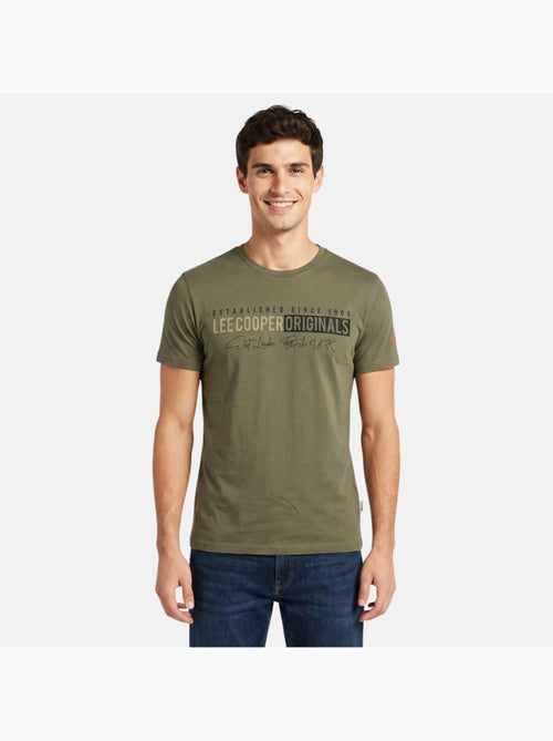 Lee Cooper - Camiseta masculina LEE COOPER de manga curta - Kiabi Lee Cooper - Camiseta masculina LEE COOPER de manga curta - Kiabi