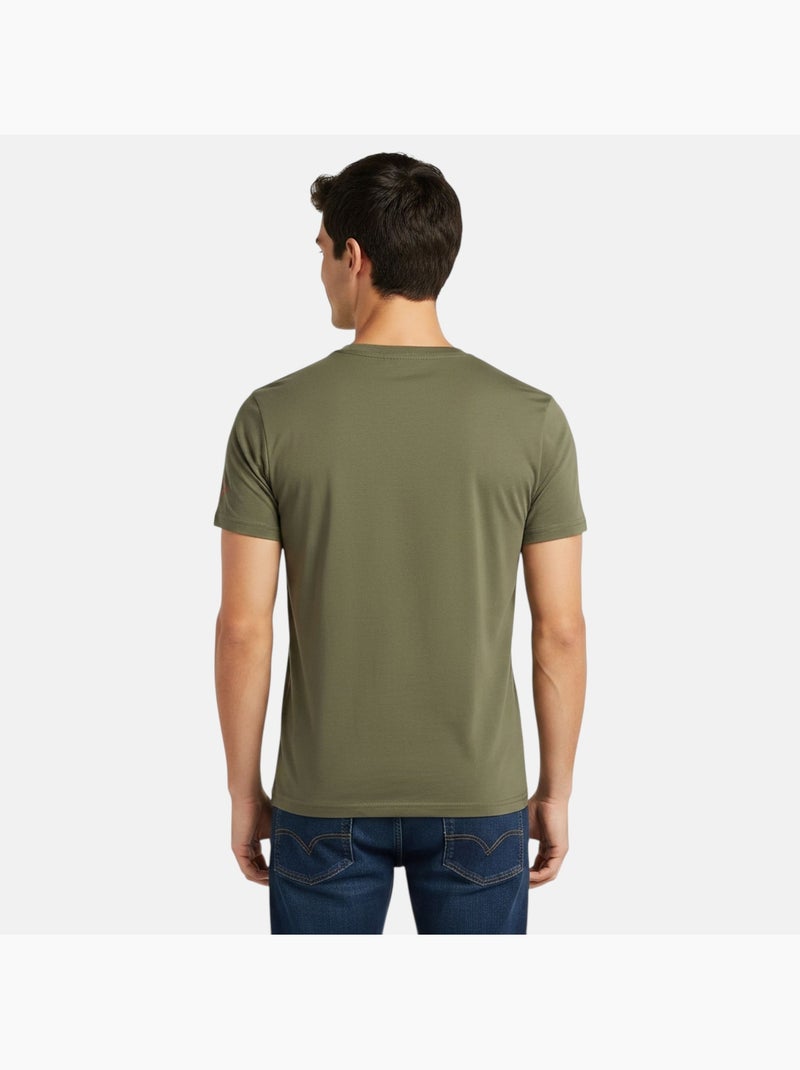 Lee Cooper - Camiseta masculina LEE COOPER de manga curta Cáqui - Kiabi