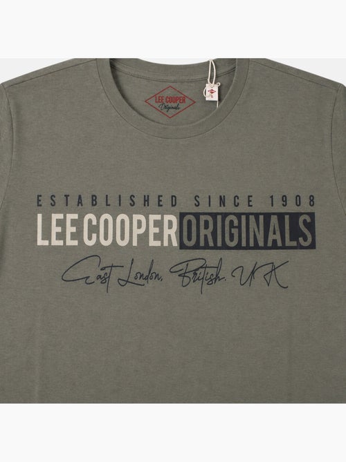 Lee Cooper - Camiseta masculina LEE COOPER de manga curta - Kiabi Lee Cooper - Camiseta masculina LEE COOPER de manga curta - Kiabi