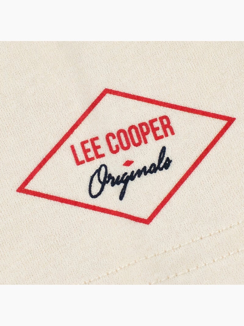 Lee Cooper - Camiseta masculina LEE COOPER de manga curta Ecru - Kiabi