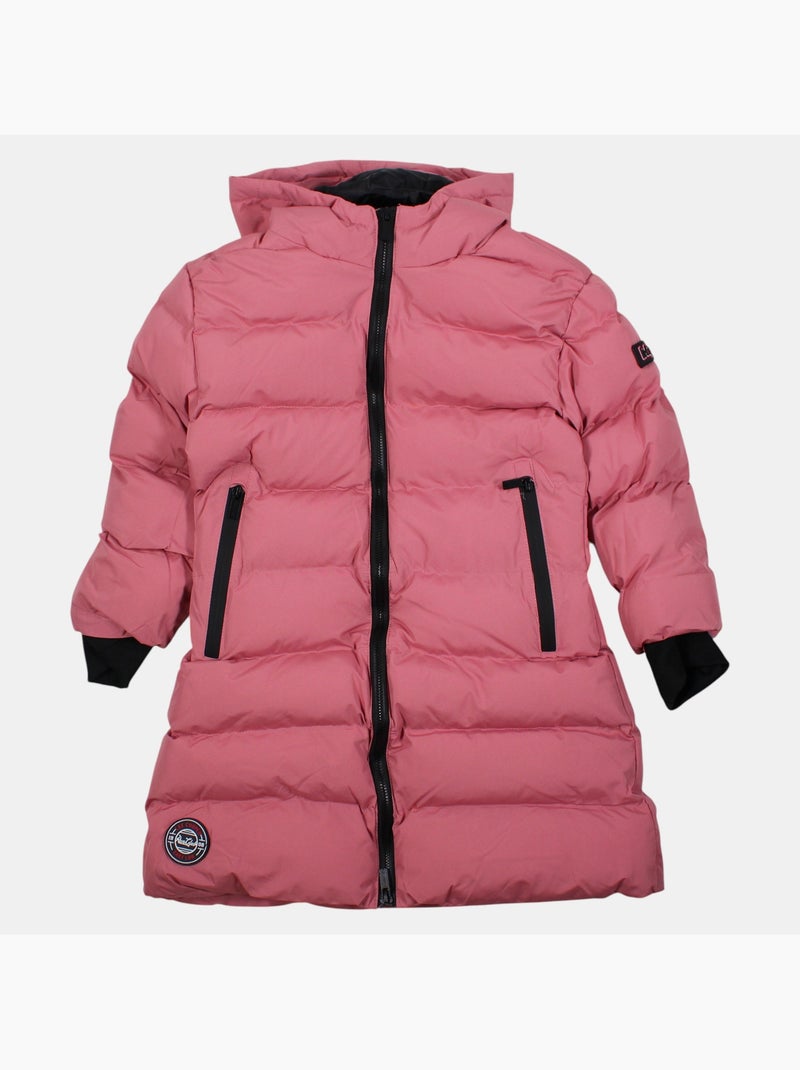 Lee cooper - casaco acolchoado comprido para menina Rosa - Kiabi