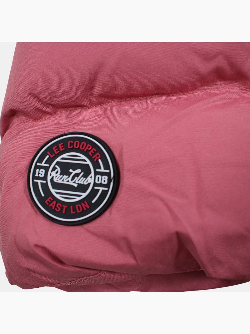 Lee cooper - casaco acolchoado comprido para menina Rosa - Kiabi