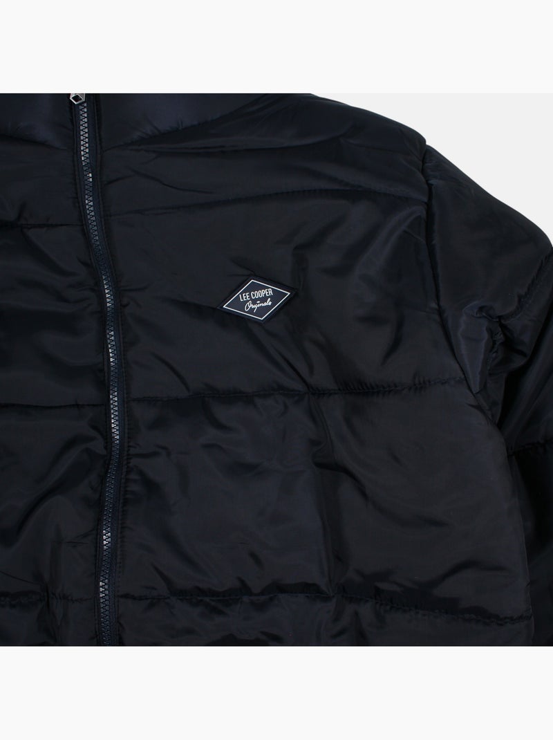 Lee cooper - casaco acolchoado de homem  gola alta Azul-marinho - Kiabi