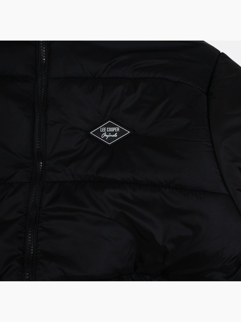 Lee cooper - casaco acolchoado de homem  gola alta Preto - Kiabi