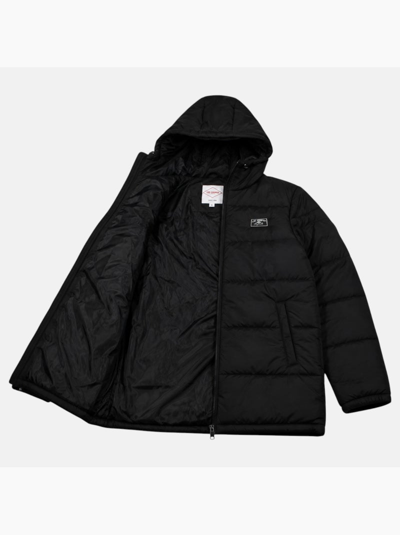 Lee cooper - casaco acolchoado de homem Preto - Kiabi
