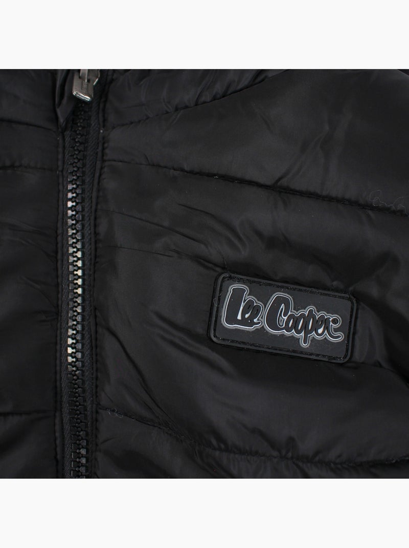Lee cooper - casaco acolchoado  para menino Preto - Kiabi
