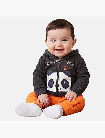 Lee Cooper - Casaco com capuz com estampa panda e calças