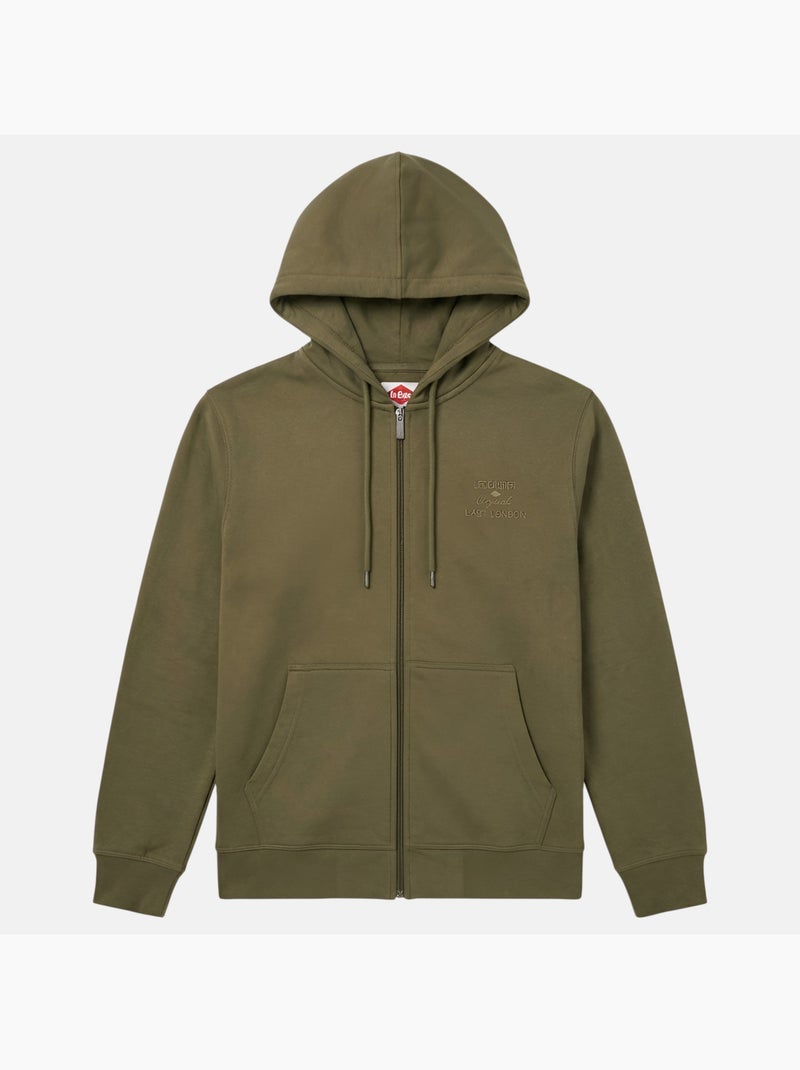 Lee Cooper - Casaco com capuz  homem Cáqui - Kiabi