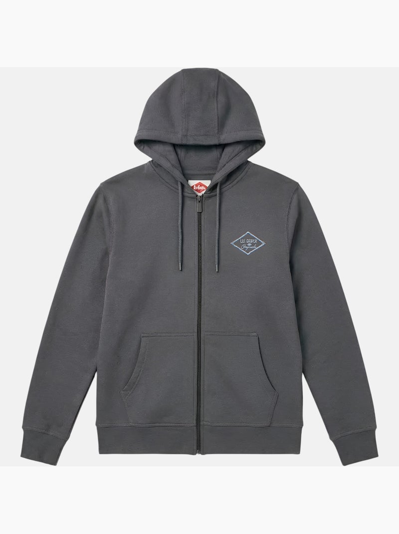 Lee Cooper - Casaco com capuz  homem Cinza - Kiabi