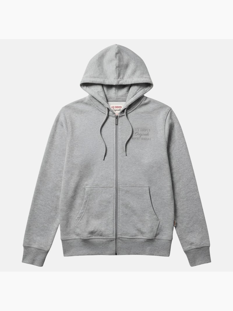 Lee Cooper - Casaco com capuz  homem Cinza - Kiabi
