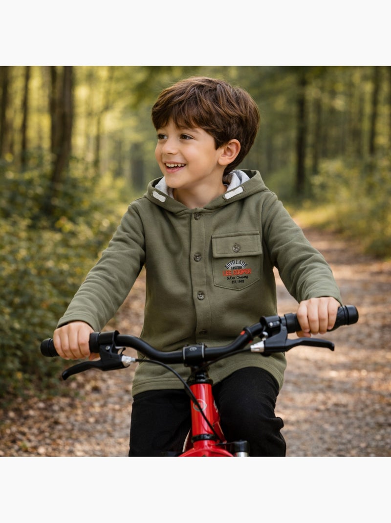 Lee Cooper - Casaco com capuz  menino Cáqui - Kiabi