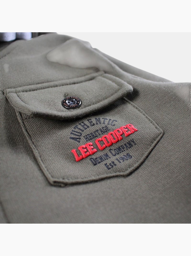 Lee Cooper - Casaco com capuz  menino Cáqui - Kiabi