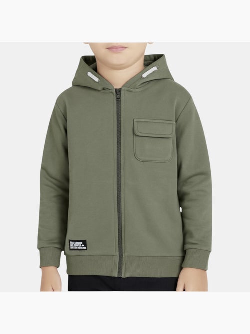 Lee Cooper - Casaco com capuz menino estampado - Kiabi