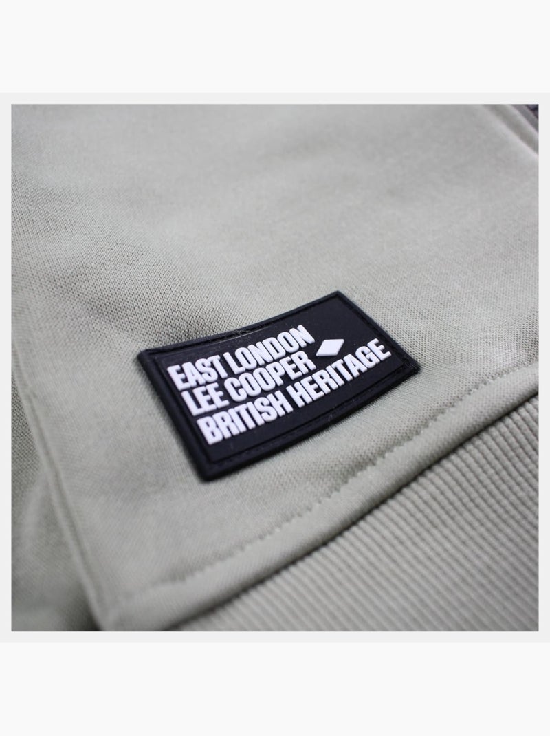 Lee Cooper - Casaco com capuz menino estampado Cáqui - Kiabi