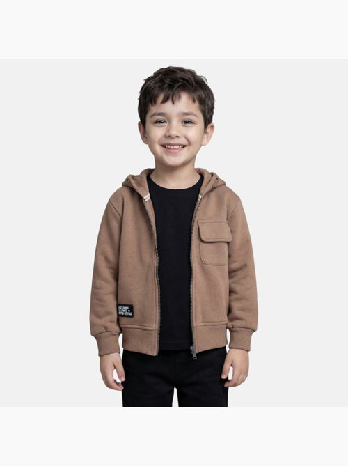 Lee Cooper - Casaco com capuz menino estampado - Kiabi