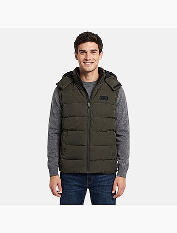 Lee cooper - colete acolchoado para homem