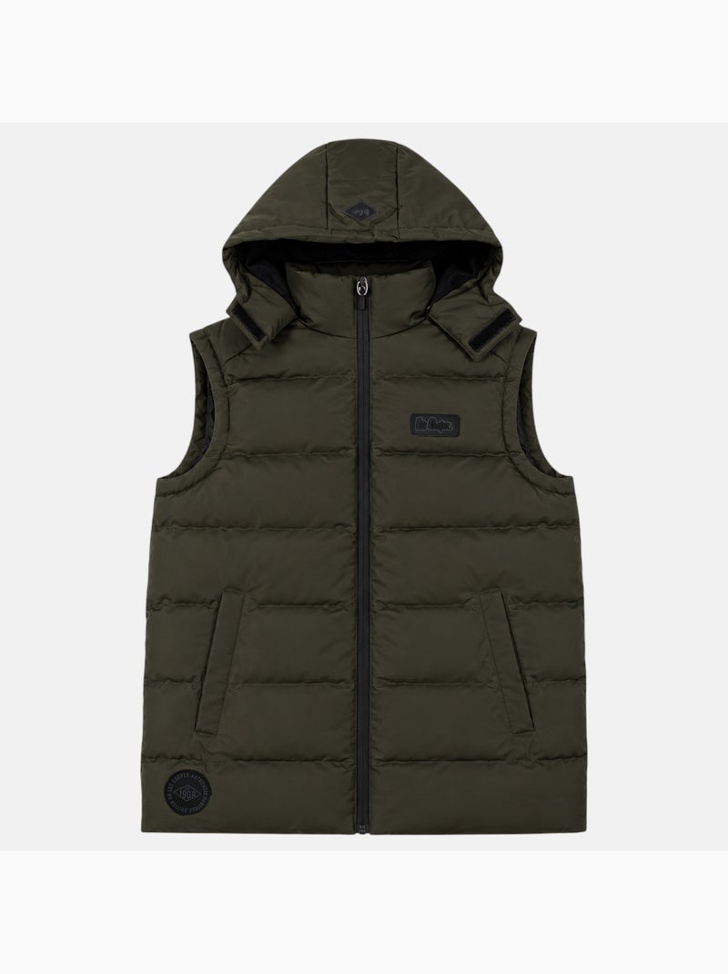 Lee cooper - colete acolchoado para homem Cáqui - Kiabi