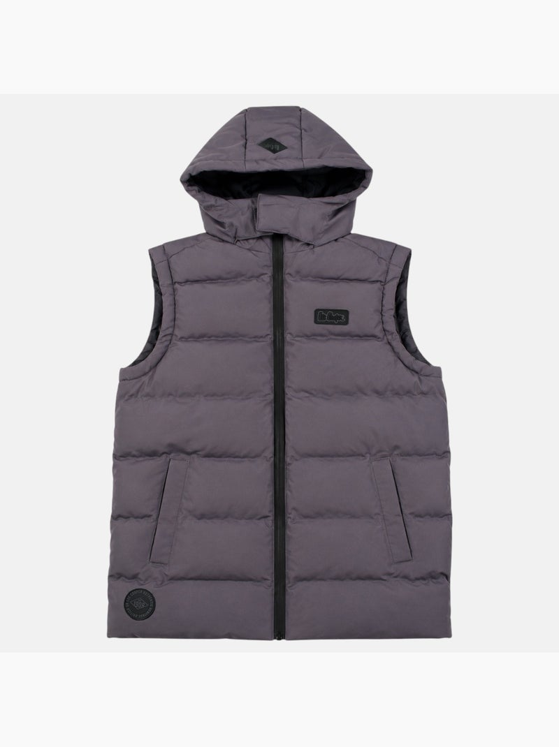 Lee cooper - colete acolchoado para homem Cinza - Kiabi