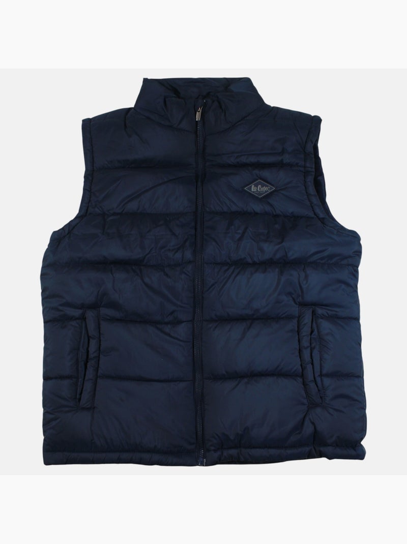 Lee cooper - colete acolchoado sem mangas para homem Azul-marinho - Kiabi