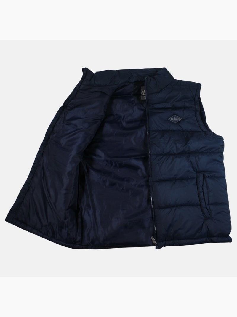 Lee cooper - colete acolchoado sem mangas para homem Azul-marinho - Kiabi