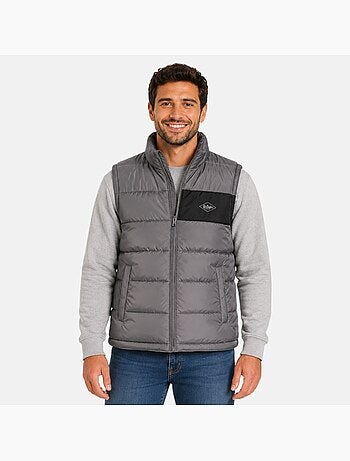Lee cooper - colete acolchoado sem mangas para homem