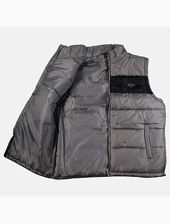 Lee cooper - colete acolchoado sem mangas para homem