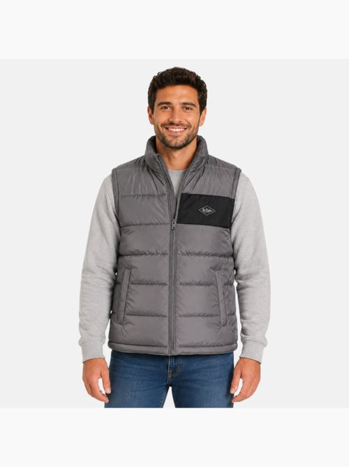 Lee cooper - colete acolchoado sem mangas para homem - Kiabi