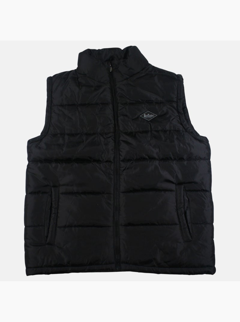 Lee cooper - colete acolchoado sem mangas para homem Preto - Kiabi