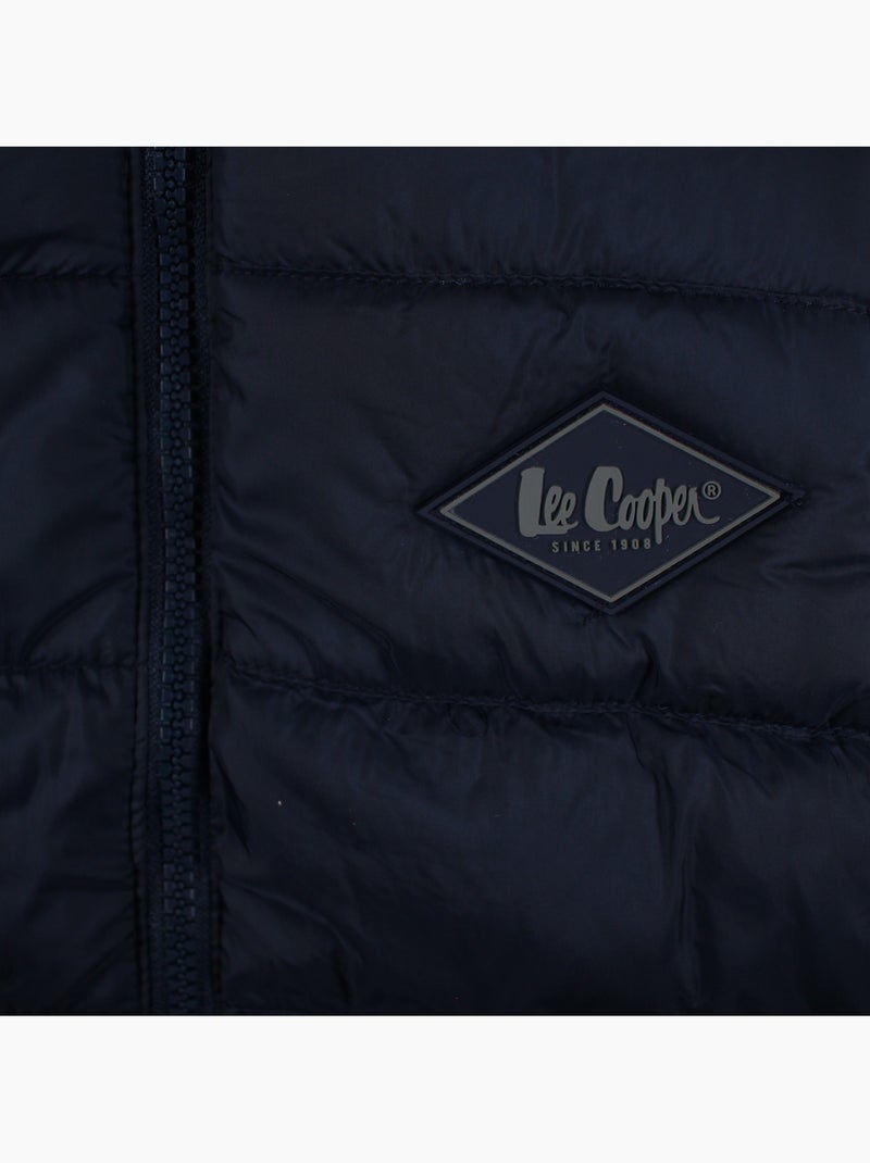 Lee Cooper - Colete acolchoado sem mangas para menino Azul-marinho - Kiabi