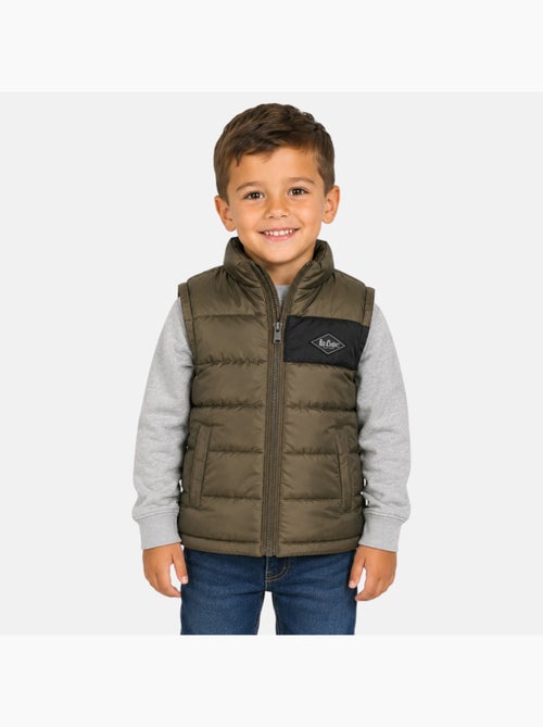 Lee Cooper - Colete acolchoado sem mangas para menino - Kiabi Lee Cooper - Colete acolchoado sem mangas para menino - Kiabi