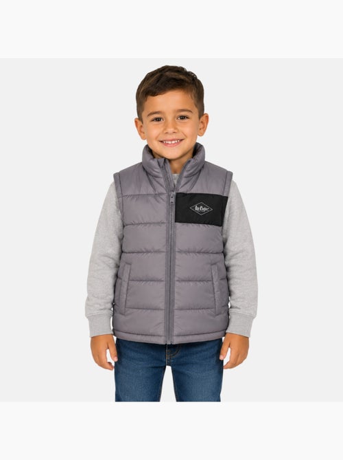 Lee Cooper - Colete acolchoado sem mangas para menino - Kiabi