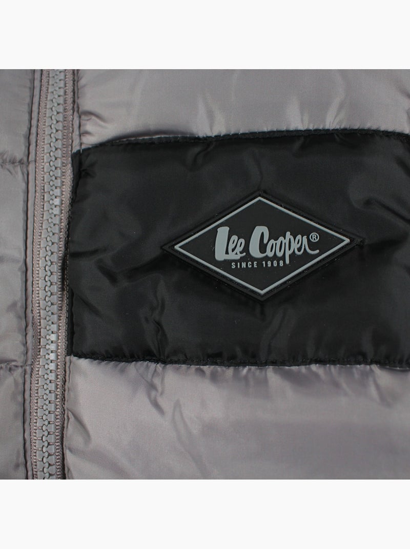 Lee Cooper - Colete acolchoado sem mangas para menino Cinza - Kiabi