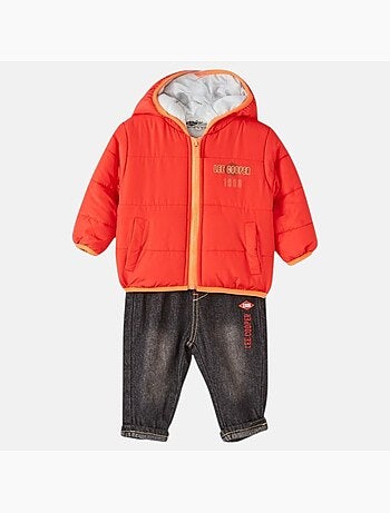 Lee Cooper - Conjunto bebé casaco com capuz e calças