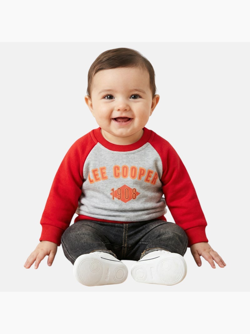 Lee Cooper - Conjunto bebé casaco com capuz e calças Vermelho - Kiabi