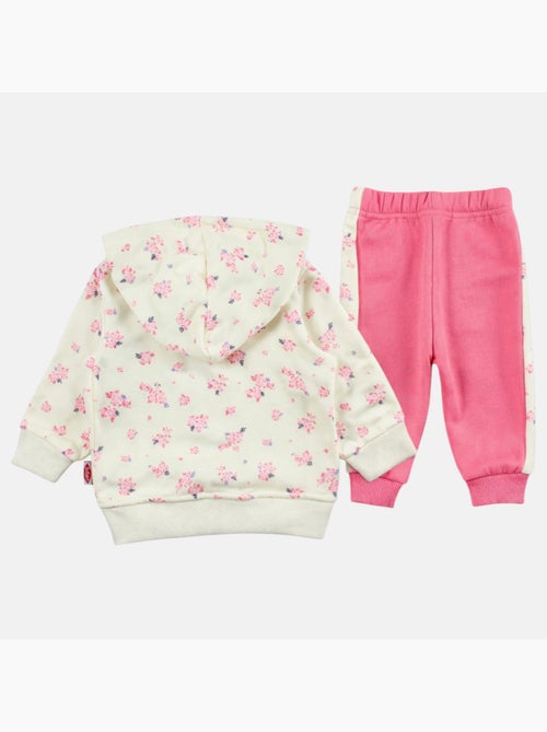 Lee Cooper - Conjunto bebé menina casaco com capuz e calças de jogging - Kiabi Lee Cooper - Conjunto bebé menina casaco com capuz e calças de jogging - Kiabi