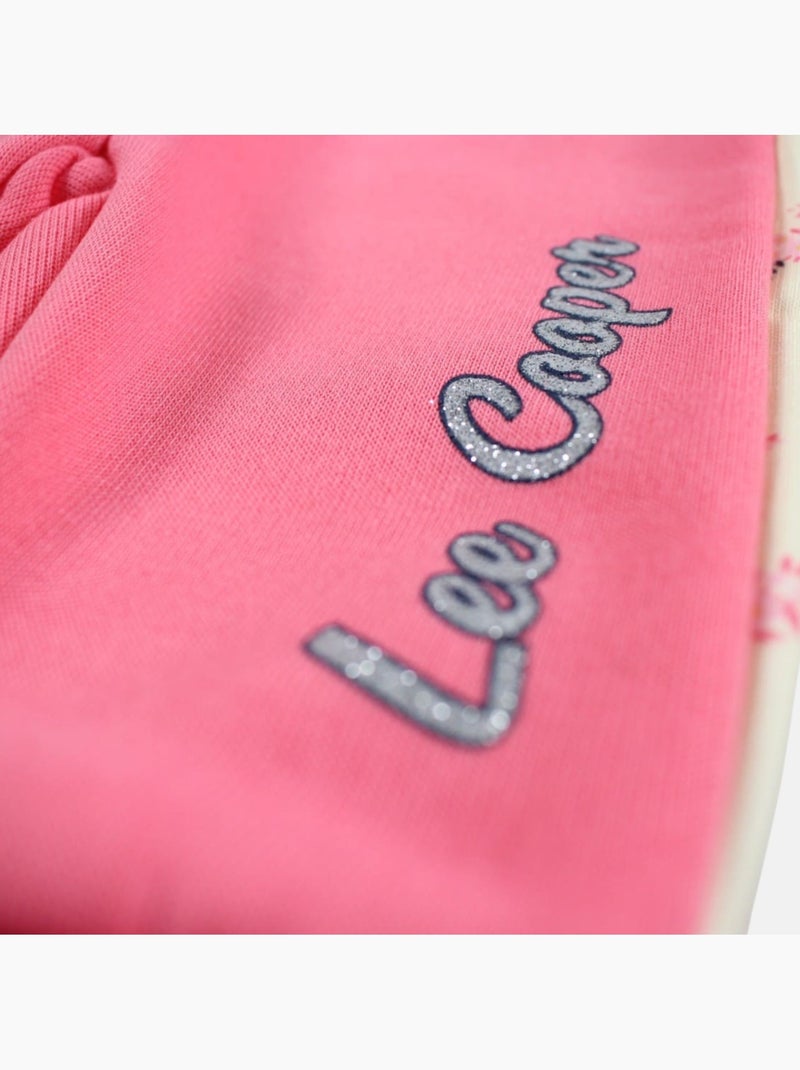 Lee Cooper - Conjunto bebé menina casaco com capuz e calças de jogging Amarelo - Kiabi